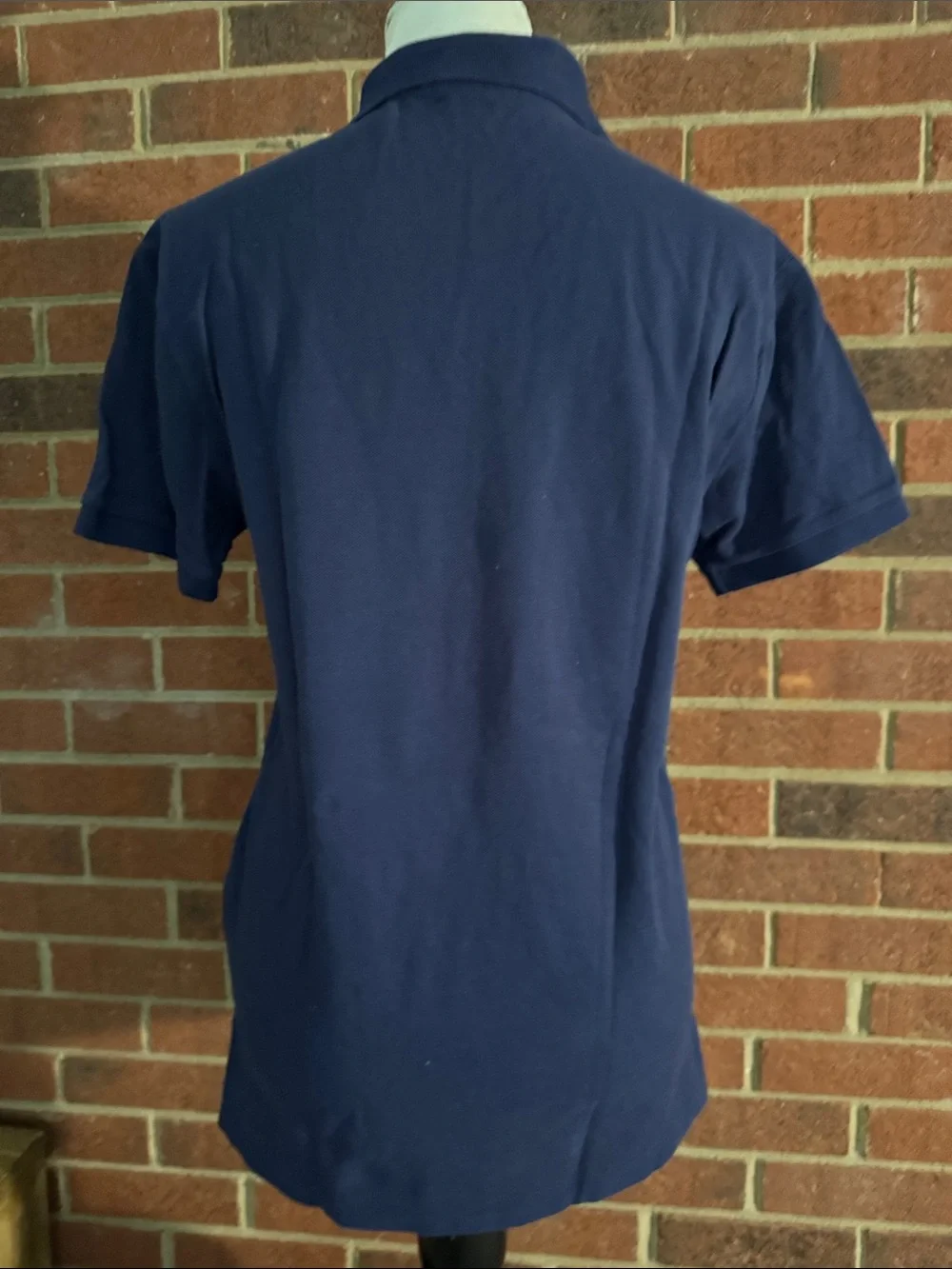 Ralph Lauren Navy Polo with Light Blue Pony Embroidery
